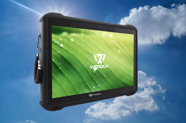 Rocktab U212 Rugged Tablet mit High Brigthness Display