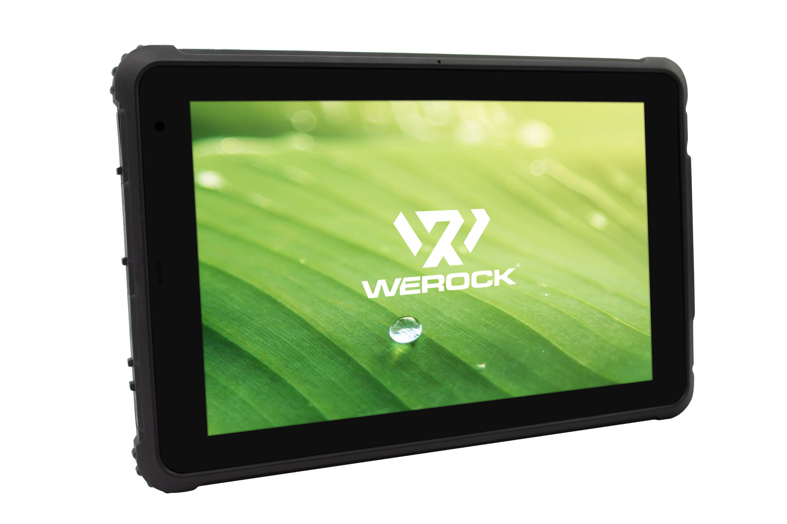 Rocktab S110 Rugged Tablet Ansicht von vorne, leicht angewinkelt