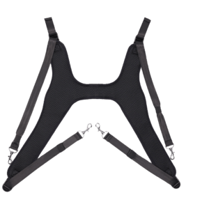 Ergonomic 4-point carrying strap for tablets